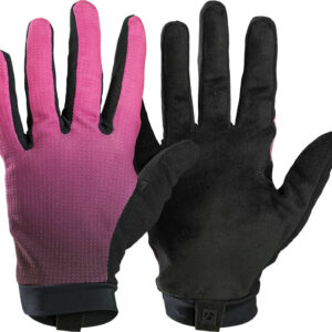 Luva Curta Feminina Bontrager Evoke - Preto/Rosa (PP)
