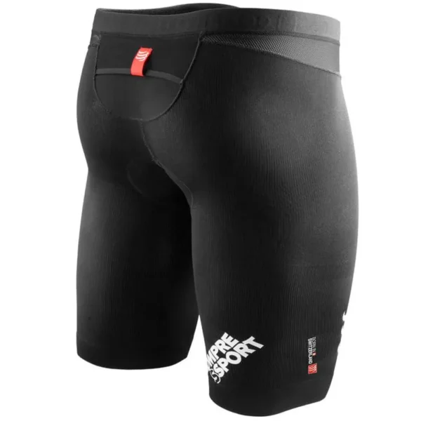 Bermuda De Compressão Para Triathlon Compressport TR3 Preta (PP) - Imagem 2