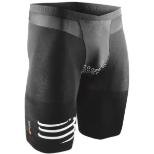 Bermuda De Compressão Para Triathlon Compressport TR3 Preta (PP)