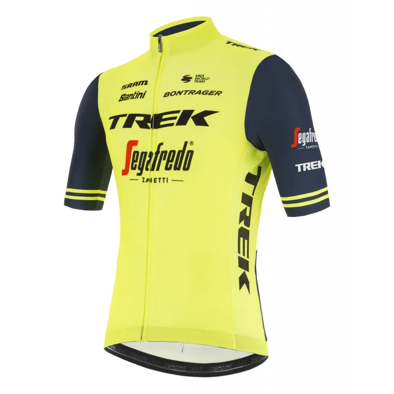 Camiseta Ciclismo Réplica Trek Bontrager Amarelo/Azul (M)