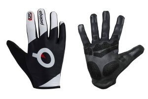 Luva Curta Prologo Fechada Lycra Bca/Preto (M)