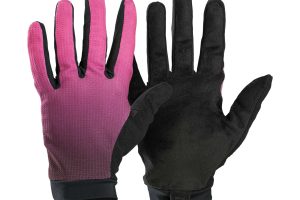Luva Curta Feminina Bontrager Evoke – Preto/Rosa (PP)