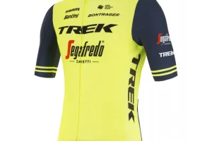 Camiseta Ciclismo Réplica Trek Bontrager Amarelo/Azul (M)