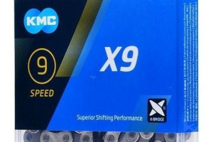Corrente KMC KMC X9 9v – Prata (116 elos)