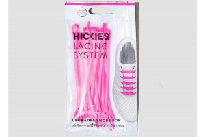 Cadarço Elástico Hickies Rosa12Pças